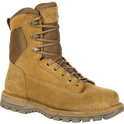 Rocky Mens Portland 8" Coyote Brown Public Service Boots