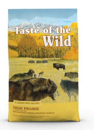Taste of the Wild High Prairie Canine Recipe with Roasted Bison & Roasted Venison Dry Dog Food - 14 lbs.