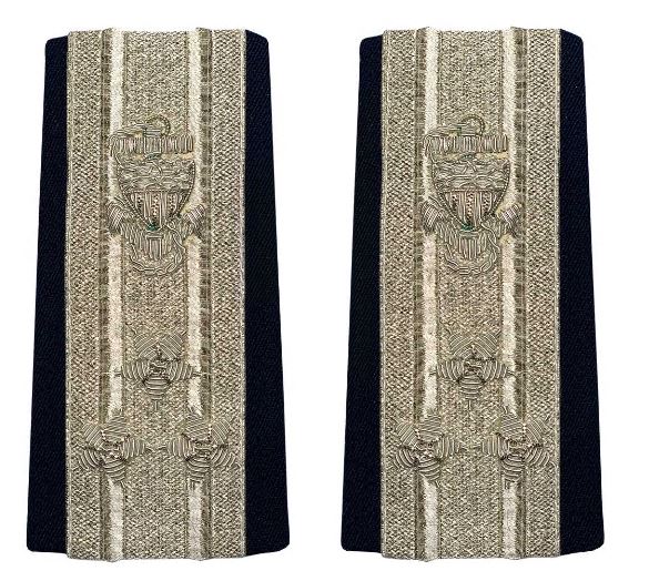 Vanguard Coast Guard Auxiliary Male Enhanced Shoulder Board: NACO 3 Stars
