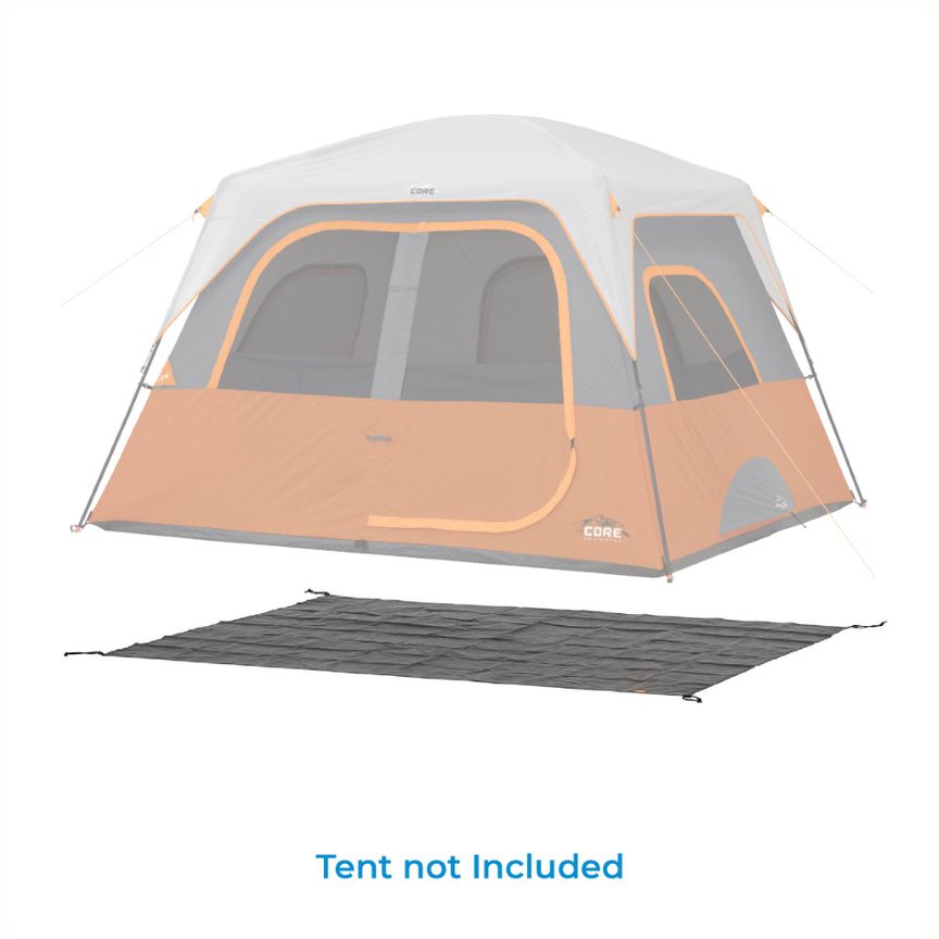 Core 6P Straight Wall Cabin Tent Footprint