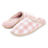 Floopi Womens Kelly Plaid Scuff Slippers