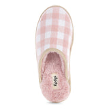 Floopi Womens Kelly Plaid Scuff Slippers