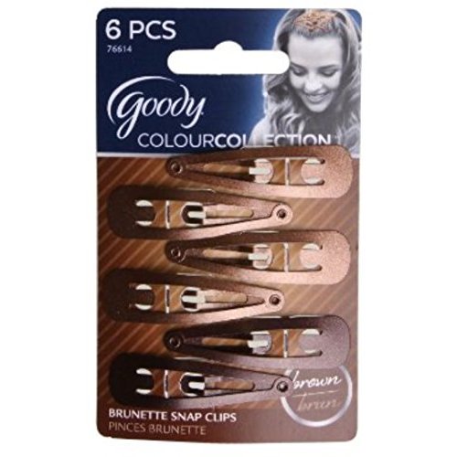 Goody Womens Colour Collection Contour Clips - 6 Count