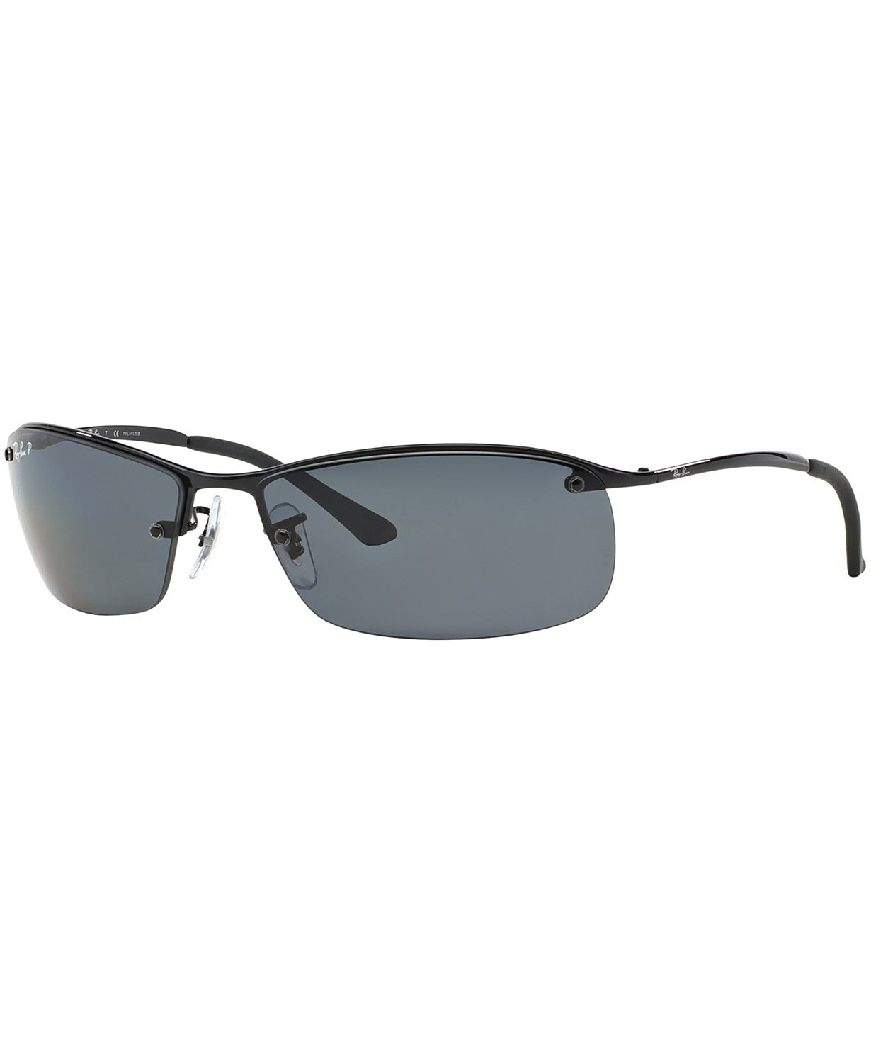 Ray-Ban RB3183 Polarized Sunglasses - Polished Gunmetal/Silver Mirror