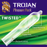 Trojan Pleasure Pack Lubricated Condoms