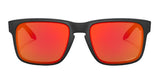 Oakley Holbrook Matte Black Frame - Prizm Ruby Lens - Non Polarized Sunglasses