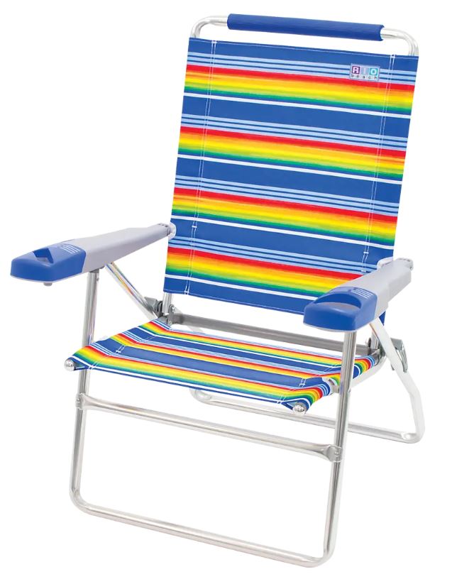 RIO Beach Beach Chair with Deluxe Arms - 15 in.