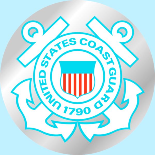 Coast Guard Decal - Logo Large