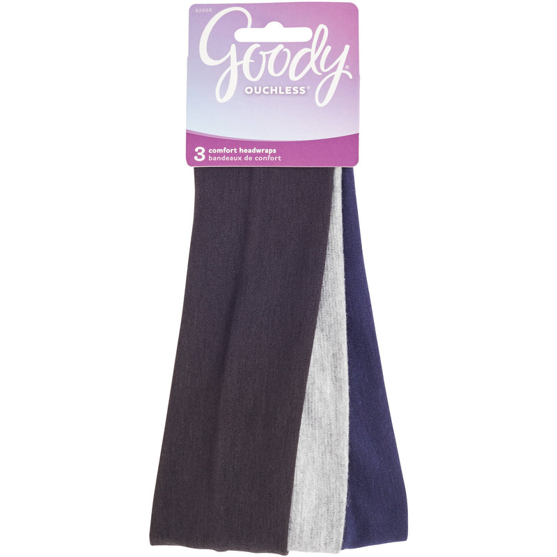 Goody Womens Ouchless Comfort 2" Headwraps - 3 Count