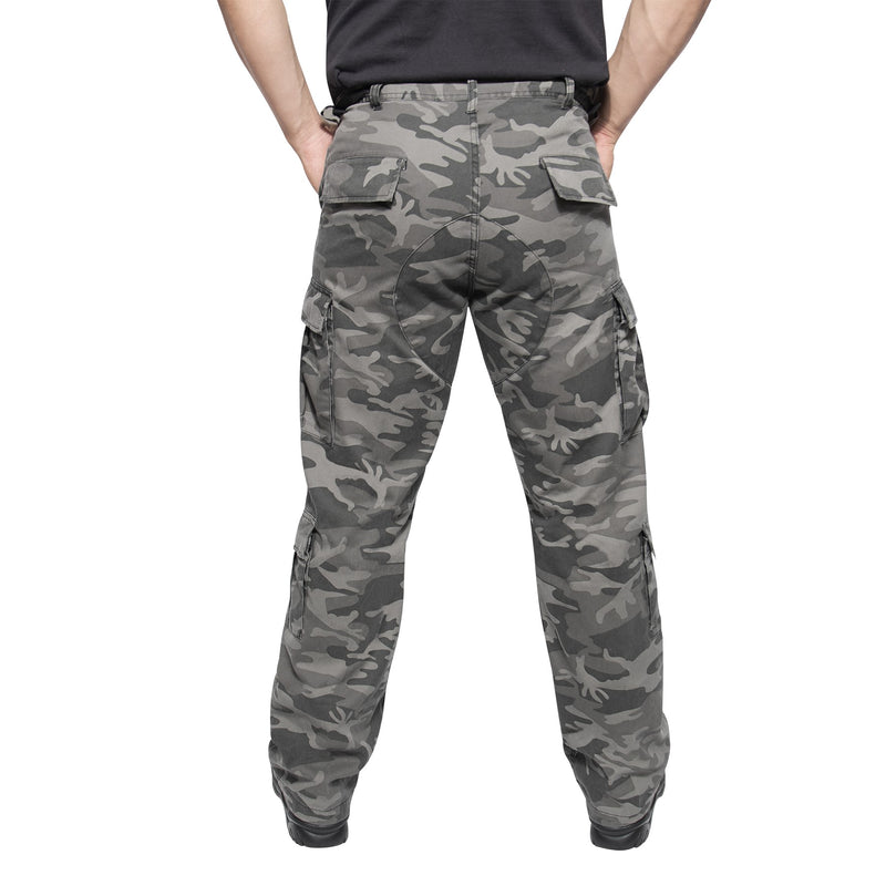 Rothco Mens Vintage Camo Paratrooper Fatigue Pants - Size 2XL