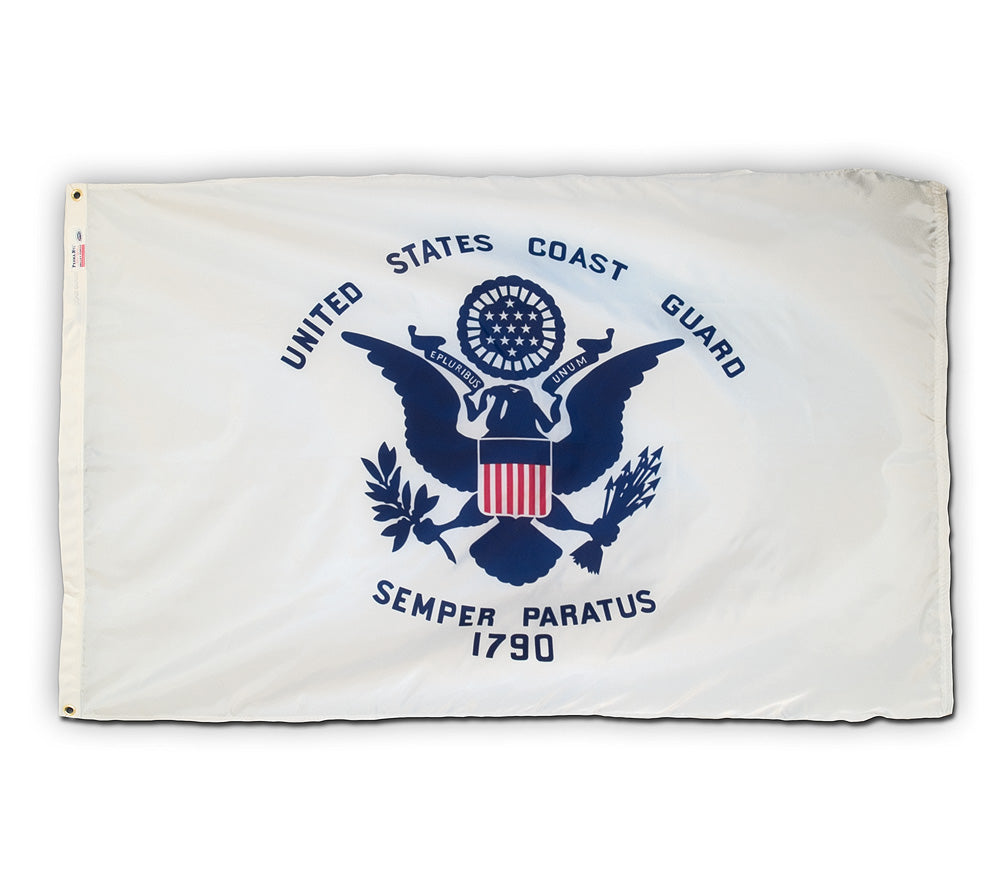 Coast Guard Valley Forge Semper Paratus Flag Polyester - 3' x 5'