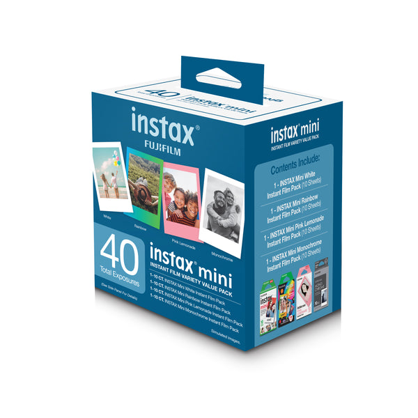 Fujifilm Instax Mini Instant Film Variety Value Pack - 40 Sheets