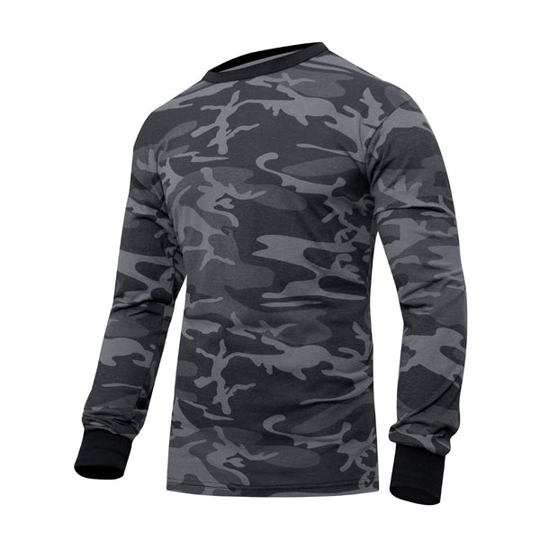 Rothco Mens Long Sleeve Colored Camo Long Sleeve T-Shirt - 3XL