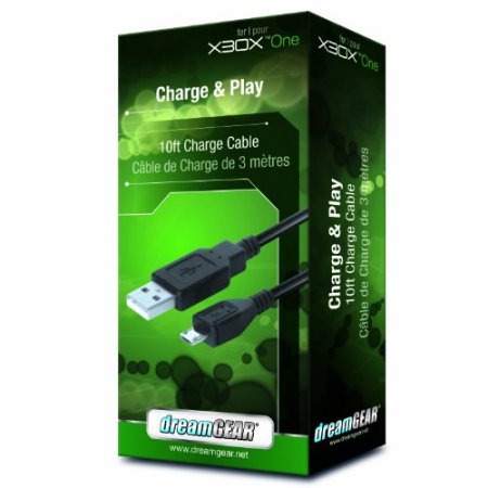 Dreamgear Xbox One Charge and Play - 10 ft. Cable