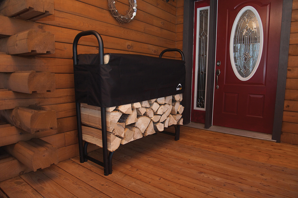 ShelterLogic Heavy Duty Firewood Rack with Cover 4 ft.