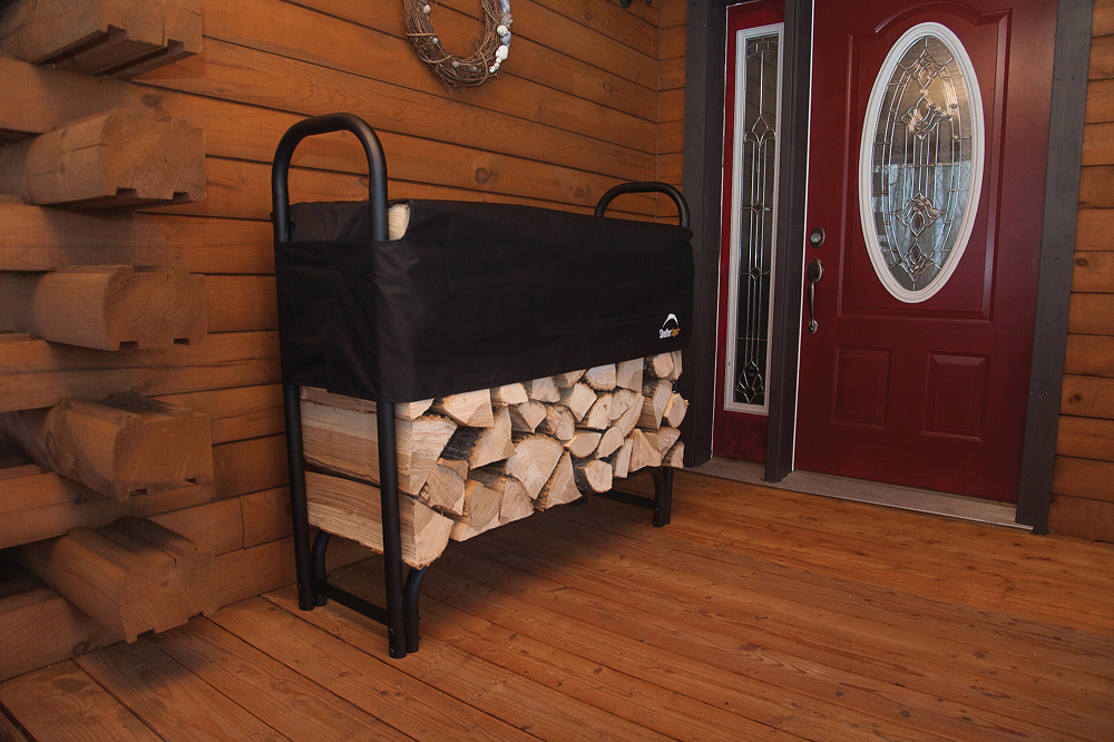 ShelterLogic Heavy Duty Firewood Rack with Cover 4 ft. ShopCGX
