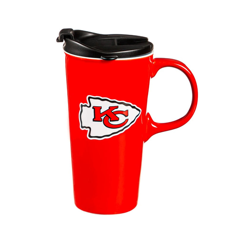 Team Sports America Kansas City Chiefs Boxed Travel Latte Mug