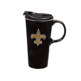 Team Sports America New Orleans Saints Boxed Travel Latte Mug