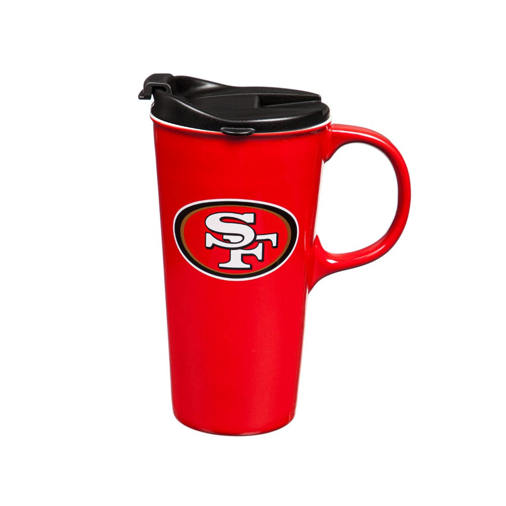 Team Sports America San Francisco 49ers Boxed Travel Latte Mug