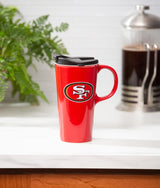 Team Sports America San Francisco 49ers Boxed Travel Latte Mug