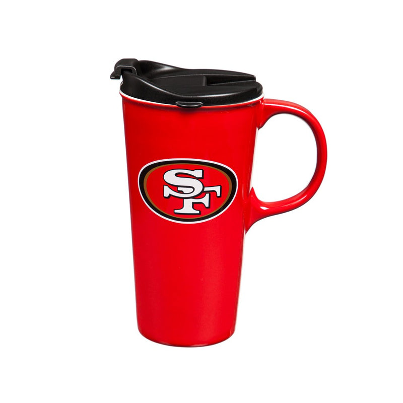 Team Sports America San Francisco 49ers Boxed Travel Latte Mug