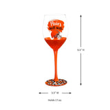 Team Sports America Cleveland Browns Wine Glass