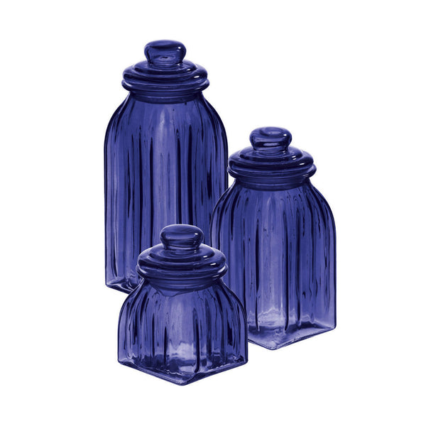 Evergreen Glass Jar - Set of 3