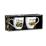 Team Sports America Green Bay Packers Ceramic Cup O'Java Mug Gift Set