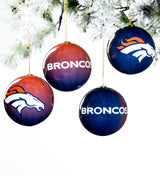 Team Sports America Denver Broncos Boxed Ornaments - Set of 6