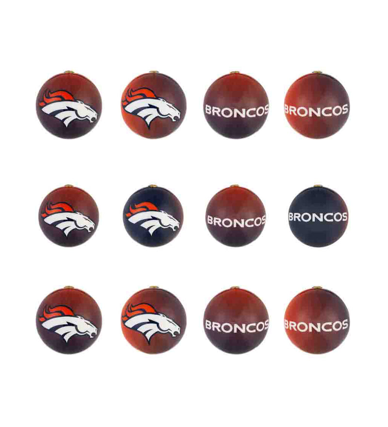 Team Sports America Denver Broncos Boxed Ornaments - Set of 6