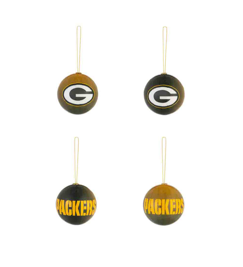 Team Sports America Green Bay Packers Boxed Ornaments - Set of 6