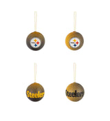 Team Sports America Pittsburgh Steelers LED Boxed Ornament - Set of 6