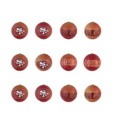 Team Sports America San Francisco 49ers LED Boxed Ornaments- Set Of 6