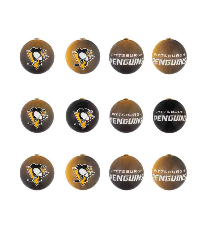 Team Sports America Pittsburgh Penguins Holiday Ball Ornaments - Set of 12