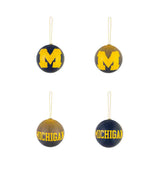 Team Sports America University of Michigan LED Boxed Ornaments -  Set Of 6