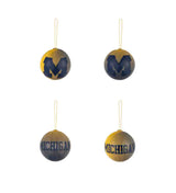 Team Sports America University of Michigan LED Boxed Ornaments -  Set Of 6