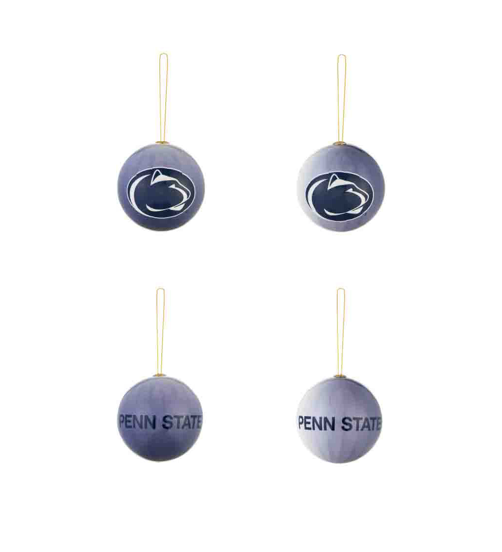 Team Sports America Penn State University Led Boxed Ornaments - Set of 6