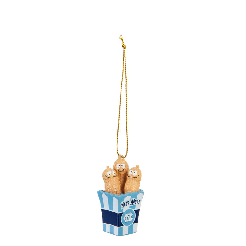 Team Sports America University of North Carolina Snack Pack Ornaments - Set of 3