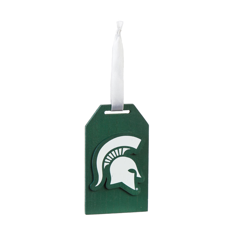Team Sports America Michigan State University Boxed Ornaments - Set of 6