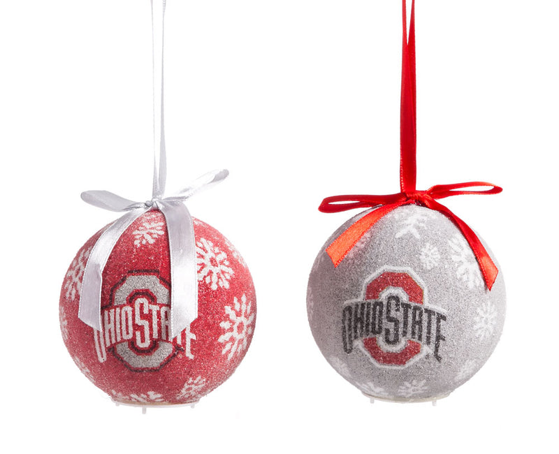Team Sports America Ohio State University LED Boxed Ornament - Set of 6