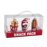 Team Sports America University of Wisconsin-Madison Snack Pack Ornaments - Set of 3