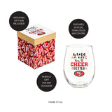 Team Sports America San Francisco 49ers Stemless Wine Glass