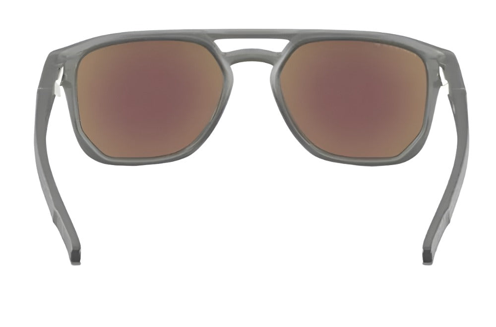 Oakley Latch Beta Matte Gray Ink Frame - Prizm Sapphire Polarized Lens - Polarized Sunglasses