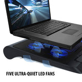 Enhance Gaming Laptop Cooling With LED Cooler Pad Stand