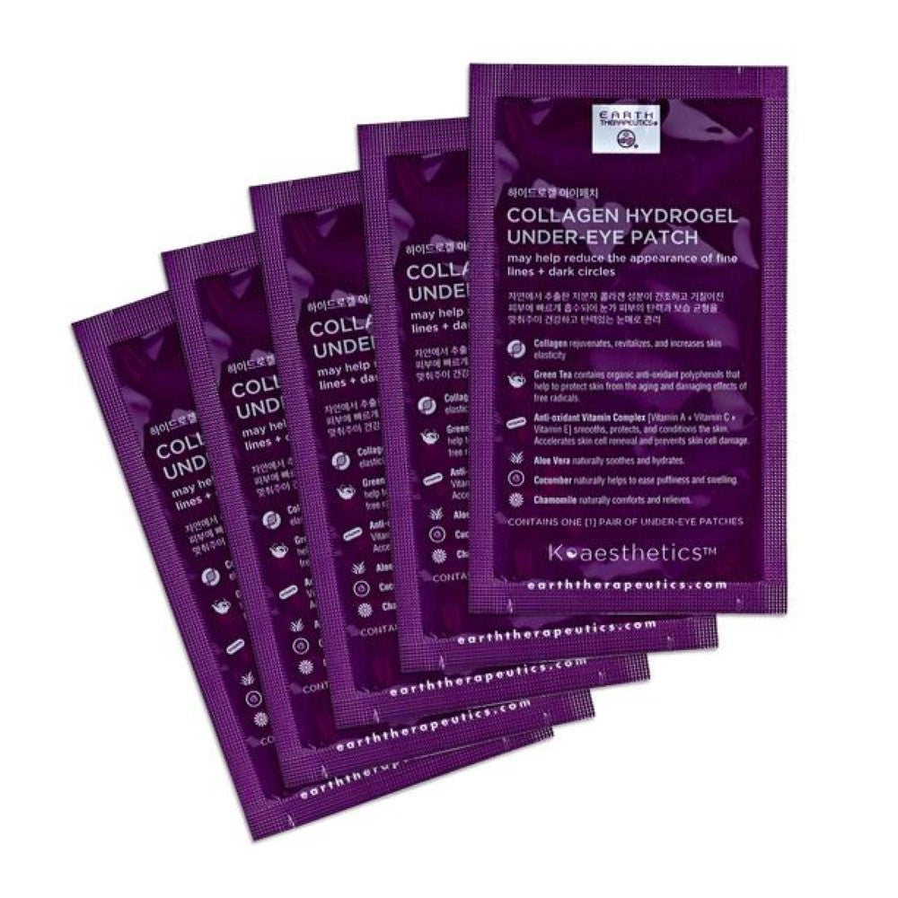 Earth Therapeutics Collagen Under-Eye Patches - 5 Pair