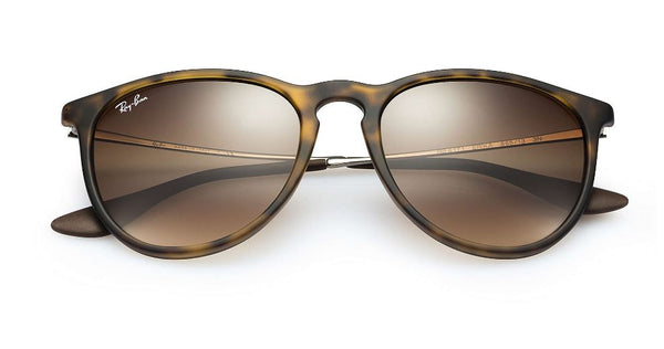 Ray-Ban Erika Non-Polarized Sunglasses - Matte Tortoise/Brown Gradient