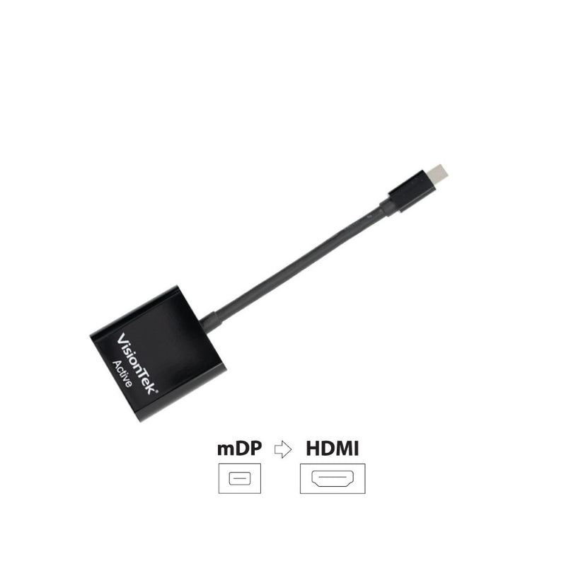 VisionTek Mini DisplayPort to 4K HDMI Active Adapter (M/F)