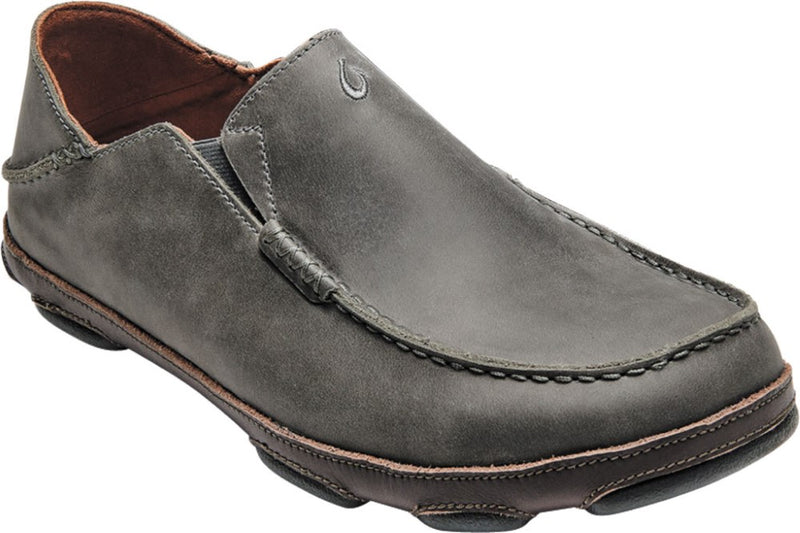 OluKai Mens Moloā Leather Slip-On Shoe