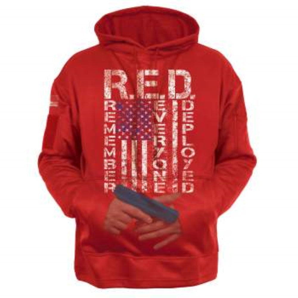 Rothco Mens Concealed Carry R.E.D. (Remember Everyone Deployed) Hoodie