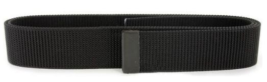 Vanguard Navy Belt: Black Nylon with Seabee Black Tip - Male